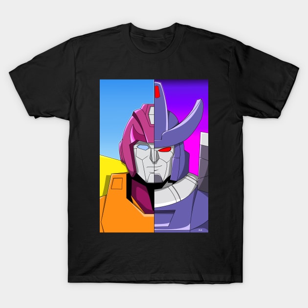 New Leader Vs New Evil T-Shirt by nicitadesigns